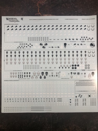 Transfer sheet salamanders - transfer,