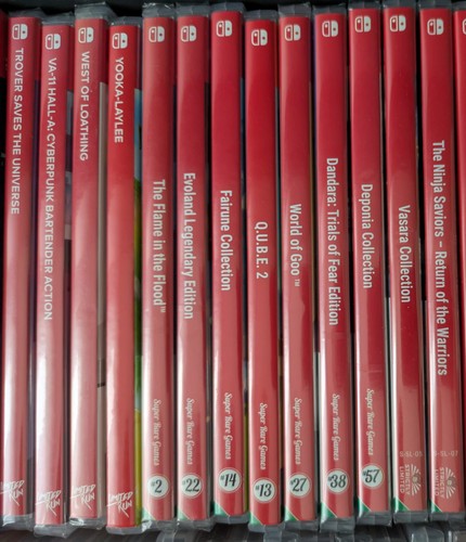 Limited run super rare games - super,